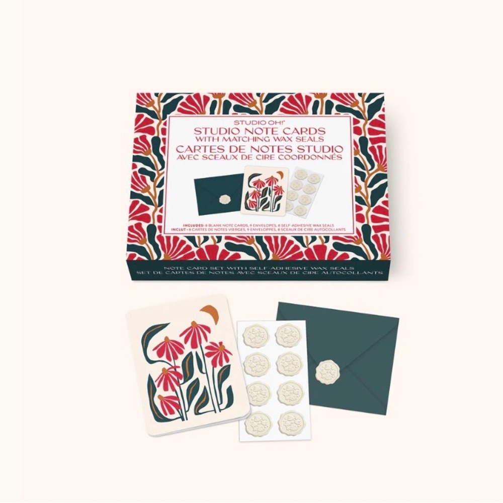 Studio Oh! Note Cards with Wax Seals